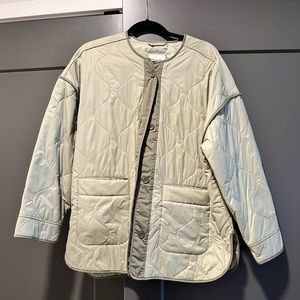 Abercrombie liner quilted jacket